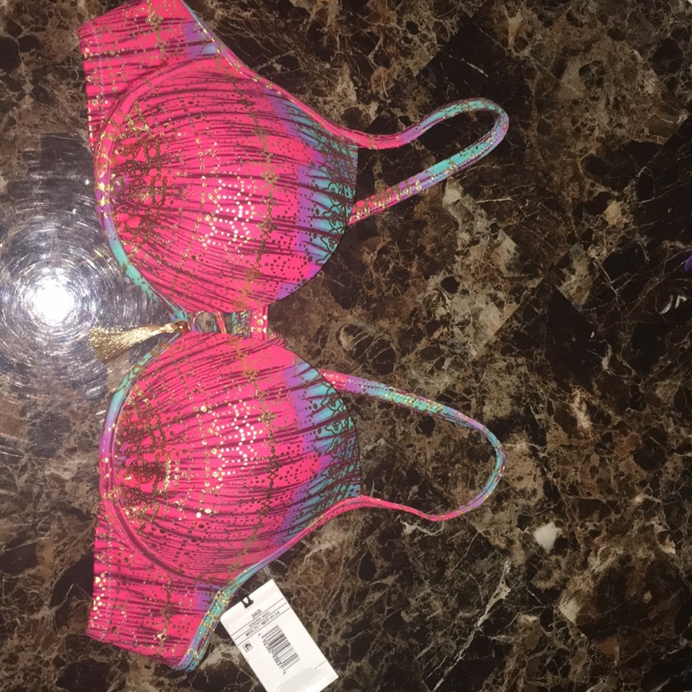 Shade and Shore Multicolored Bikini Top